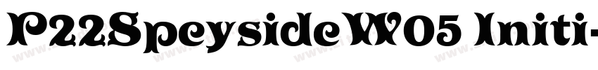 P22SpeysideW05 Initi字体转换